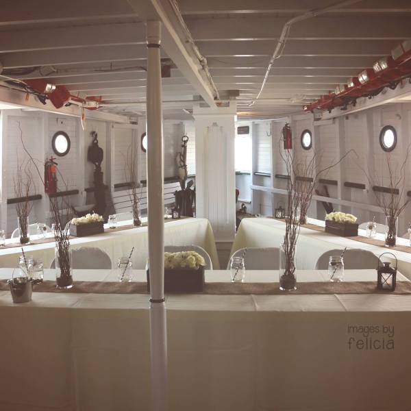 a kitchen with a sink and a mirror