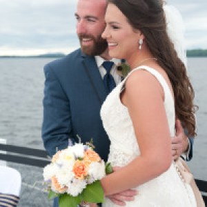 a person in a wedding dress