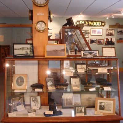 a clock that is on display in a store