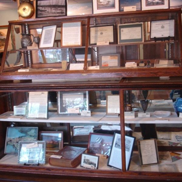 a store shelf filled with books